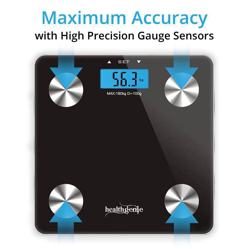 Healthgenie Digital Personal Body Fat Analyzer - Black