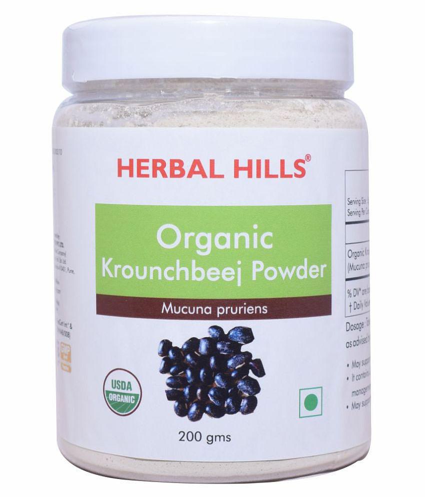 Herbal Hills Organic Krounchbeej Powder 200 gm Pack of 5