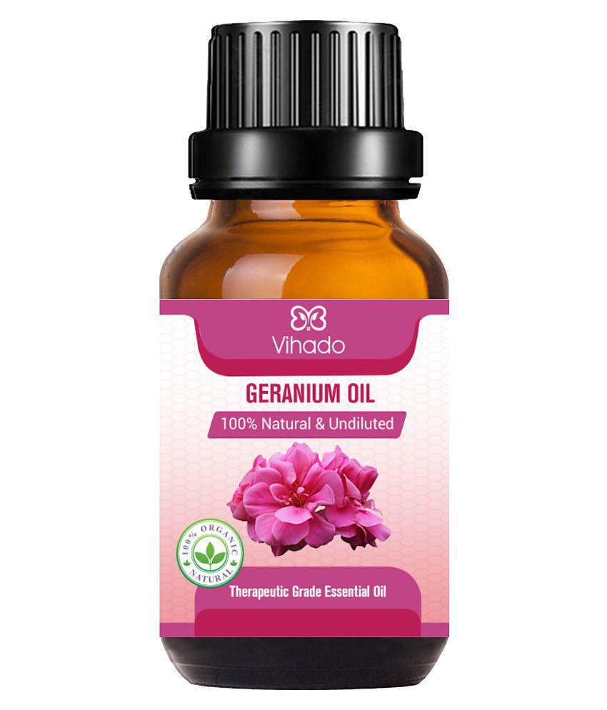 Vihado - Geranium Oil Essential Oil 10 mL (Pack of 1)