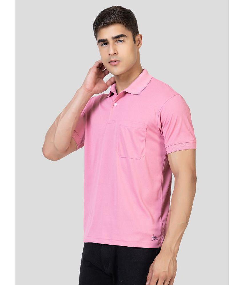 Trendy Women YHA - Pink Cotton Blend Regular Fit Men's Polo T Shirt ( Pack of 1 ) - None 2025 at