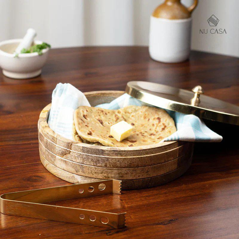 Wooden Roti / Chapati Box