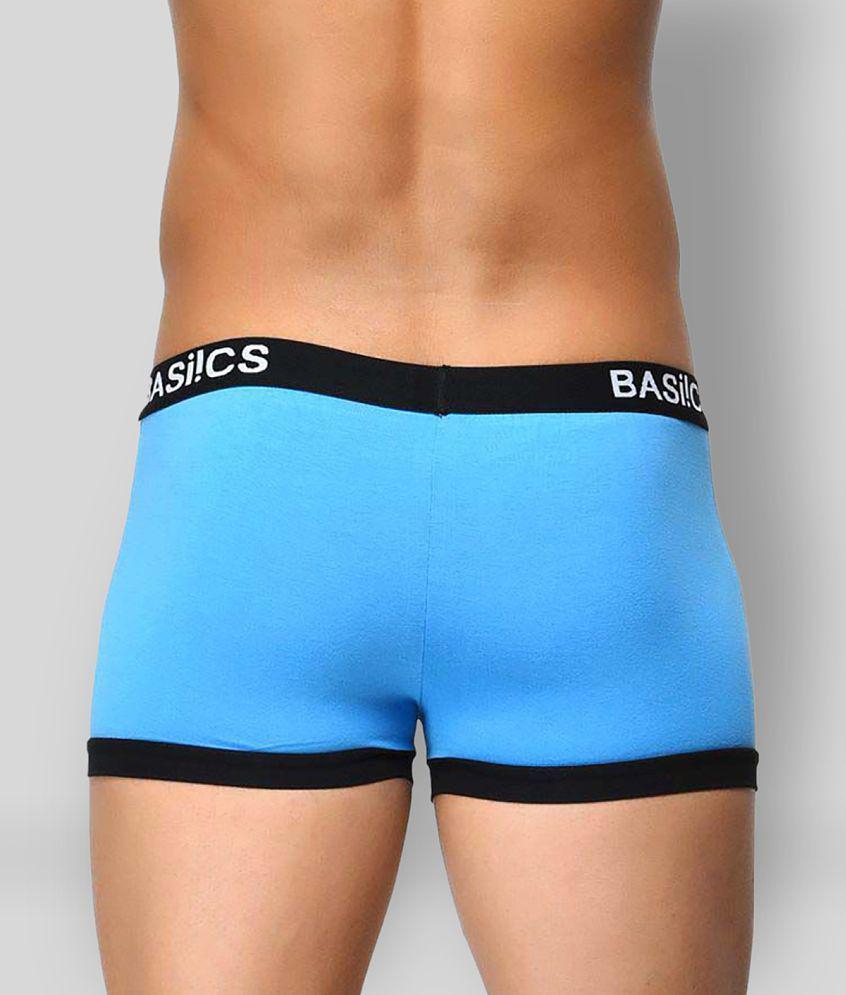 Trendy Men BASIICS By La Intimo - Multicolor Cotton Mens Trunks ( Pack of 2 ) - L 2025 at ShopCi