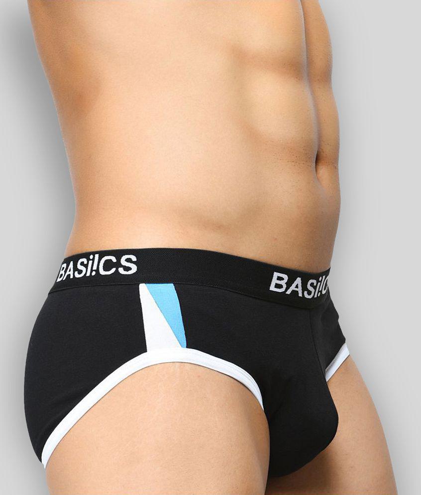 Luxurious Men BASIICS By La Intimo - White 100% Cotton Mens Briefs ( Pack of 3 ) - S 2025 at Sho