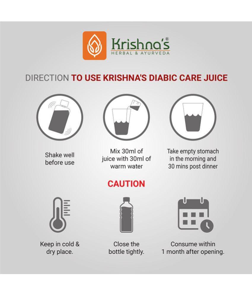 Krishna's Herbal & Ayurveda Diabic Care Juice 500 ml ( Pack of 2)