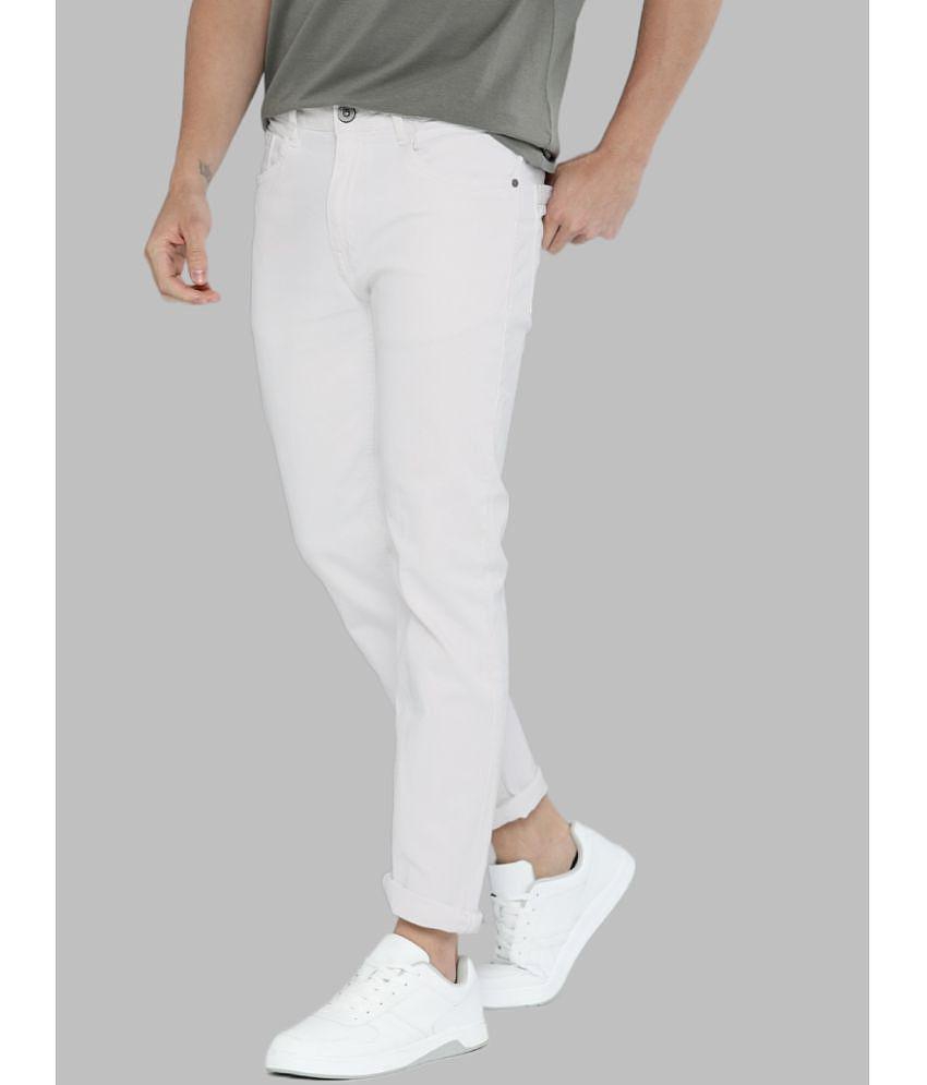 x20 - White Denim Skinny Fit Men's Jeans ( Pack of 1 ) - None