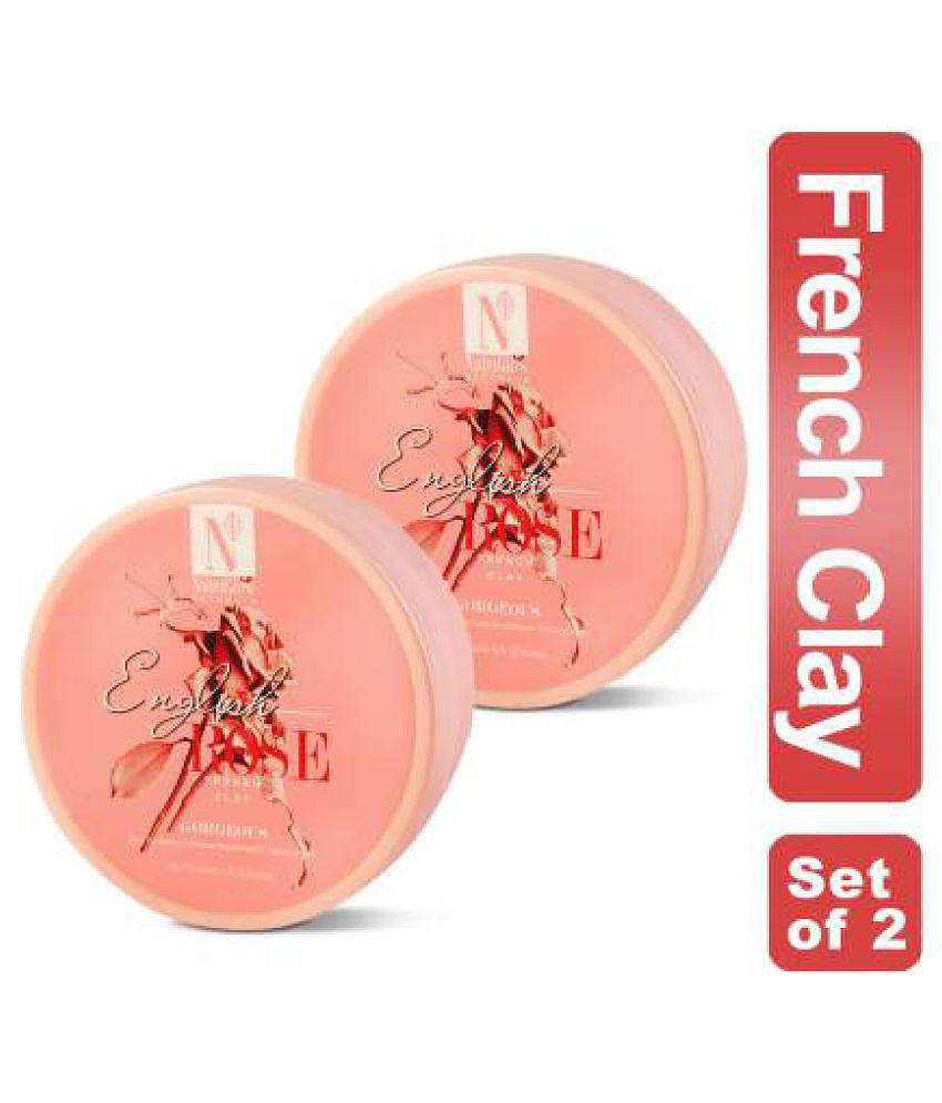 Nutriglow Natural's English Rose French Clay Clay 200 gm Pack of 2