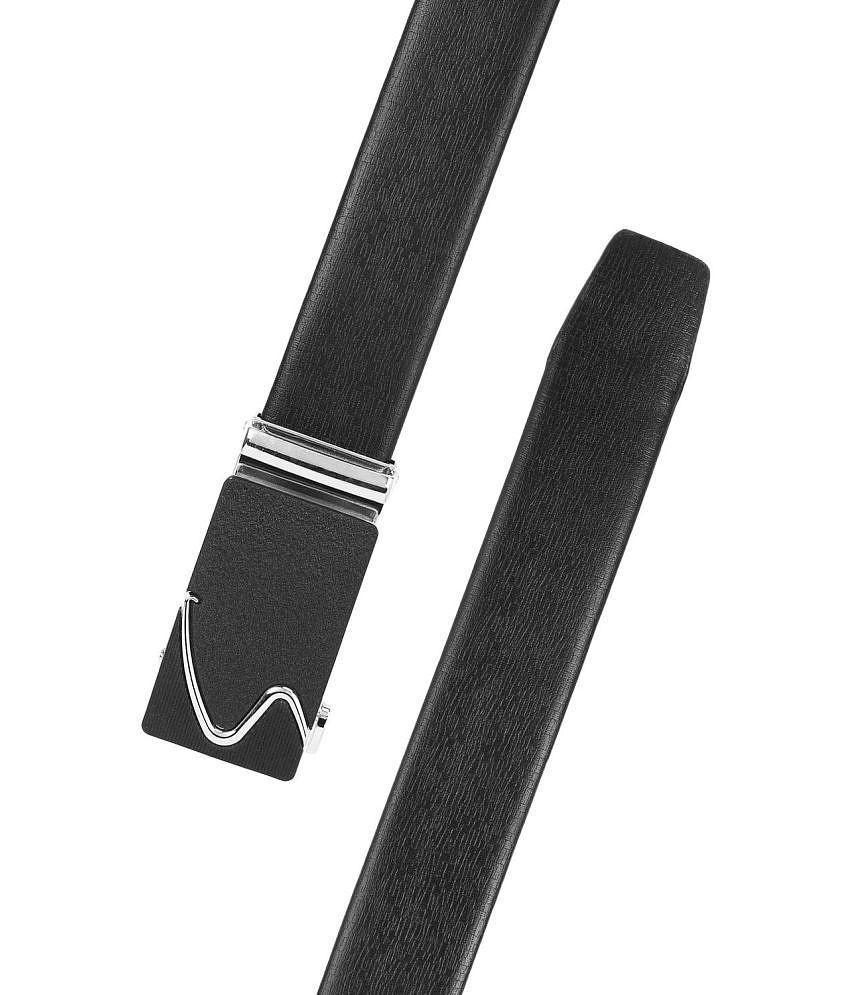 Luxurious Men Zacharias - Black Canvas Men's Formal Belt ( Pack of 1 ) - None 2025 at ShopCircui
