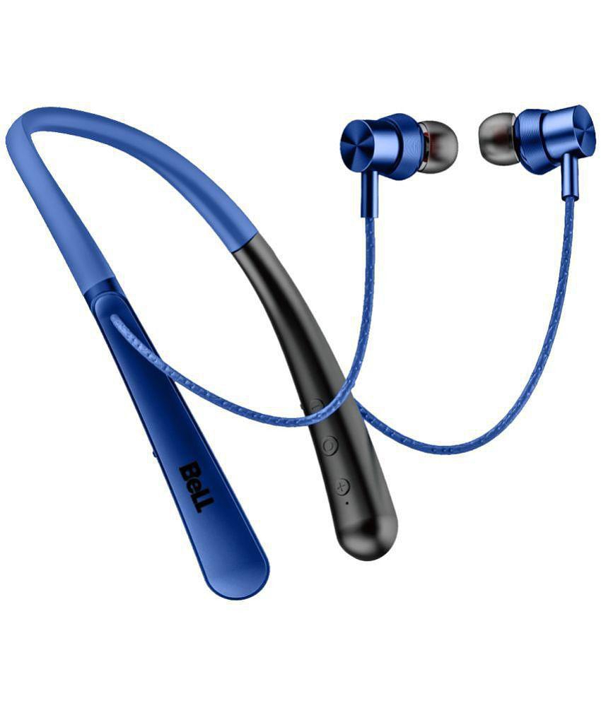 Bell  BLBHS 180  Bluetooth Bluetooth Earphone In Ear Powerfull Bass Blue