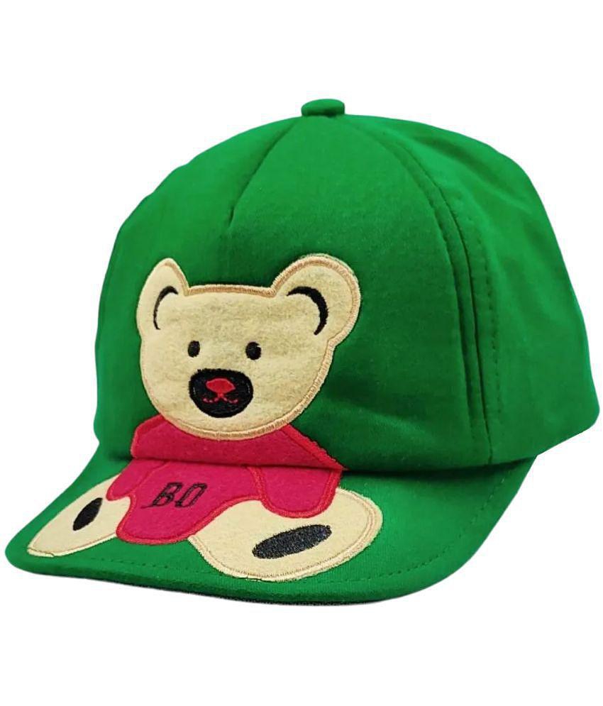 Luxurious Men Zacharias boy's Kids Cotton Cap kc-07 Green (Pack of 1) (1-4 Years) - None 2025 at