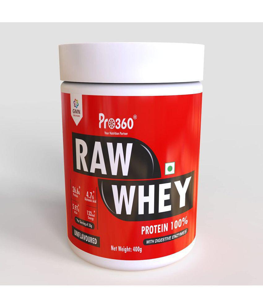 PRO360 Raw whey protein powder 400 gm