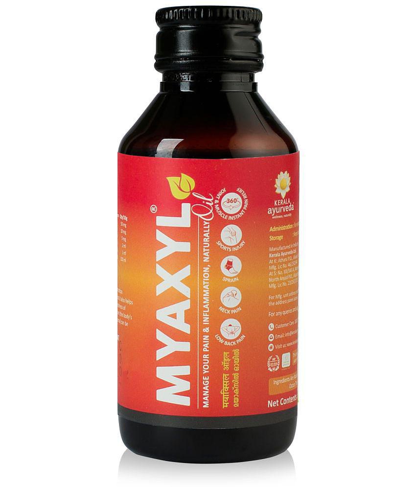 Kerala Ayurveda Myaxyl oil 60ml, With Nandivriksha, Devadaru, Rasna,For Quick Relief From Knee pain, sprains, and sports injuries