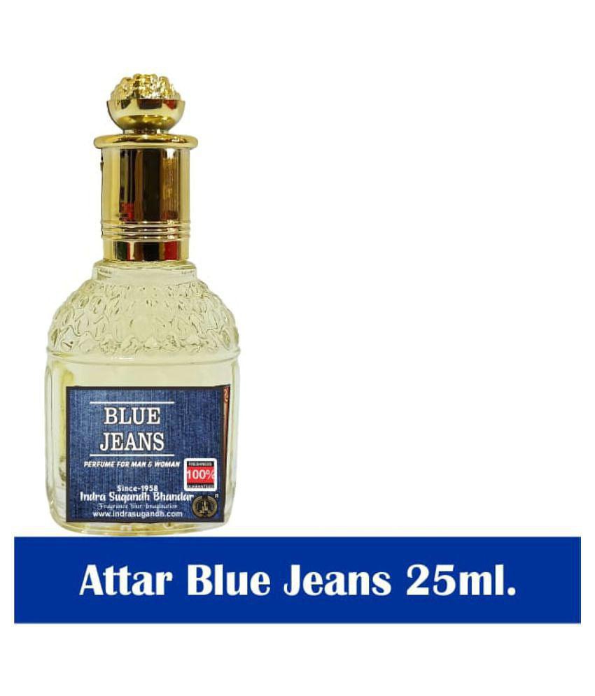 INDRA SUGANDH BHANDAR - Real Blue Jeans Attar For Men & Women 25ml Pack Of 1