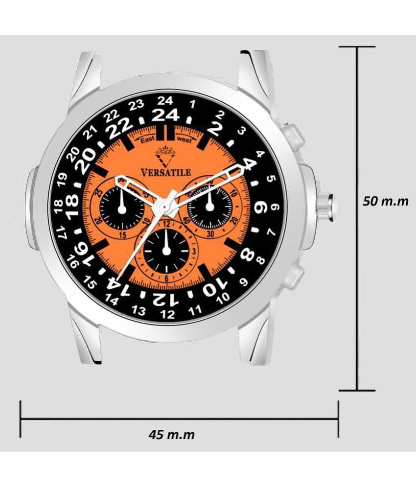 Versatile - Orange Silicon Analog Men's Watch