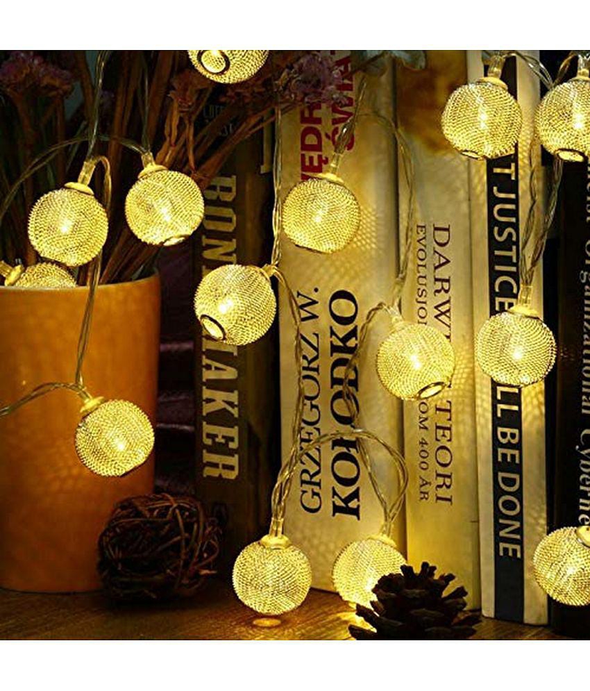 VARKAUS - Gold 3Mtr String Light ( Pack of 1 ) - Gold