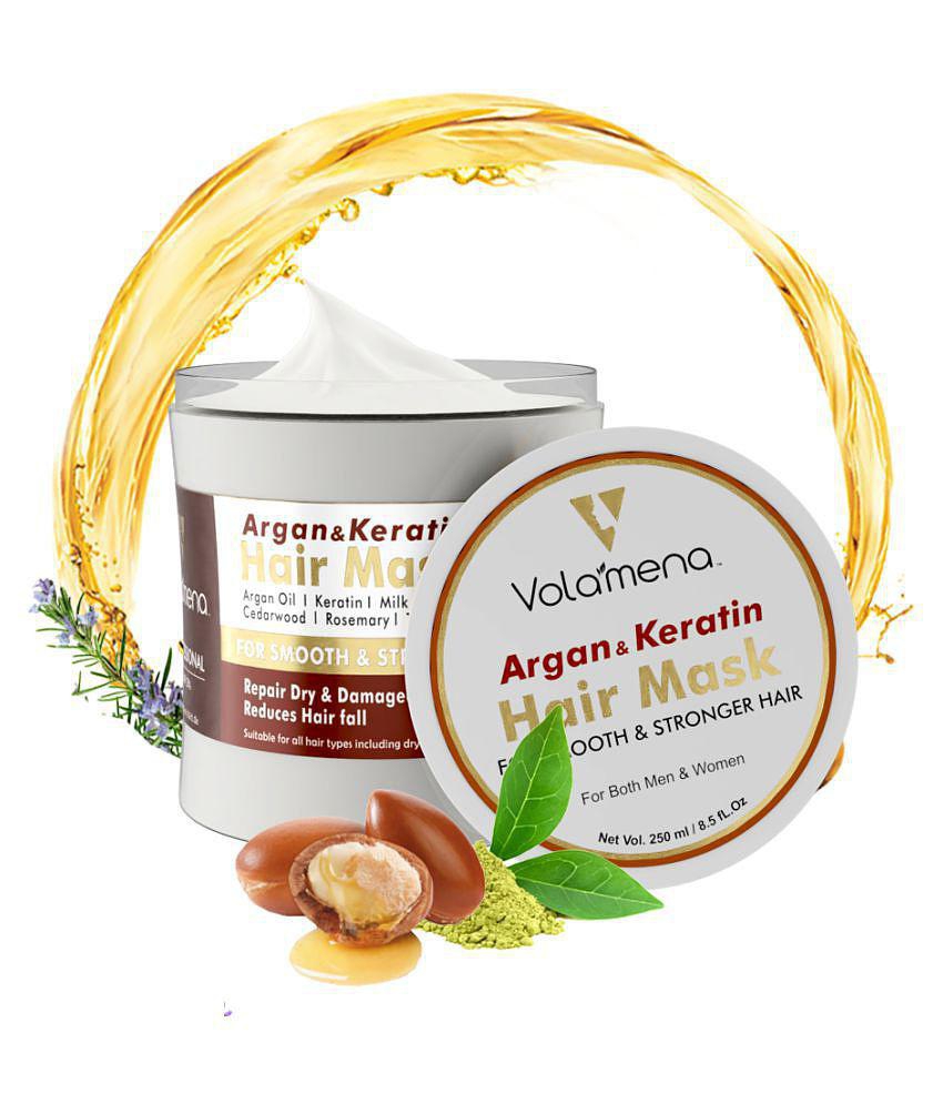 Volamena Argan & Keratin Hair repair mask Hair Mask Cream 250 mL