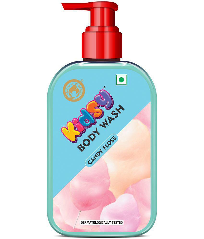 Mom & World Kidsy Candy Floss Body Wash No Tears, No SLS For KIDS, Dermatologically Tested, pH Balanced, 240 ml