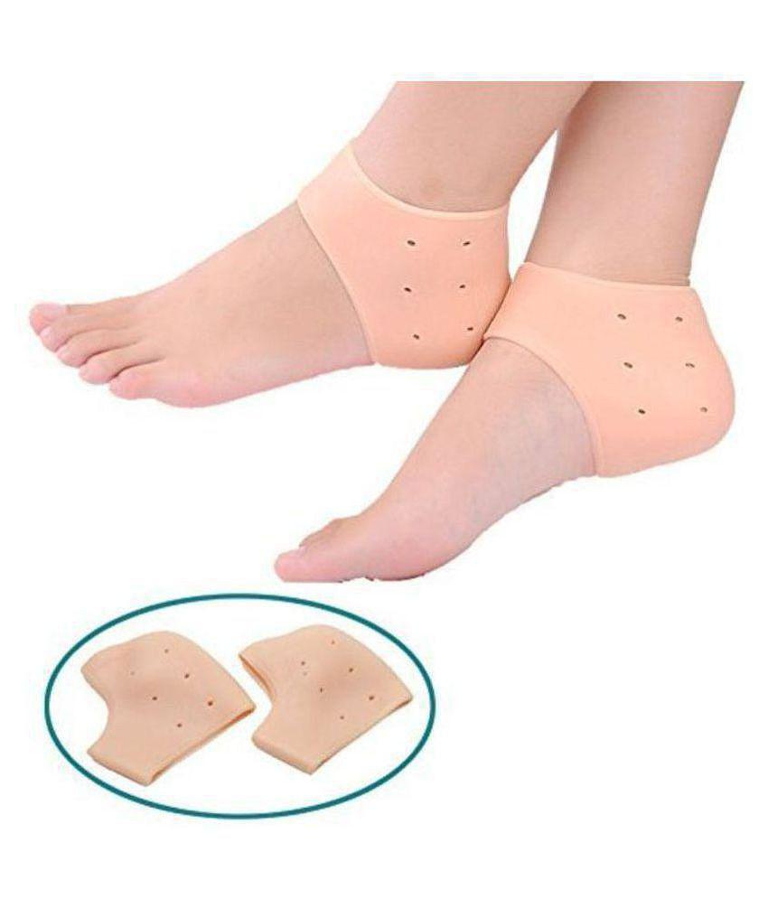 Silicone Heel Protector Anti Crack Pad Socks Regular