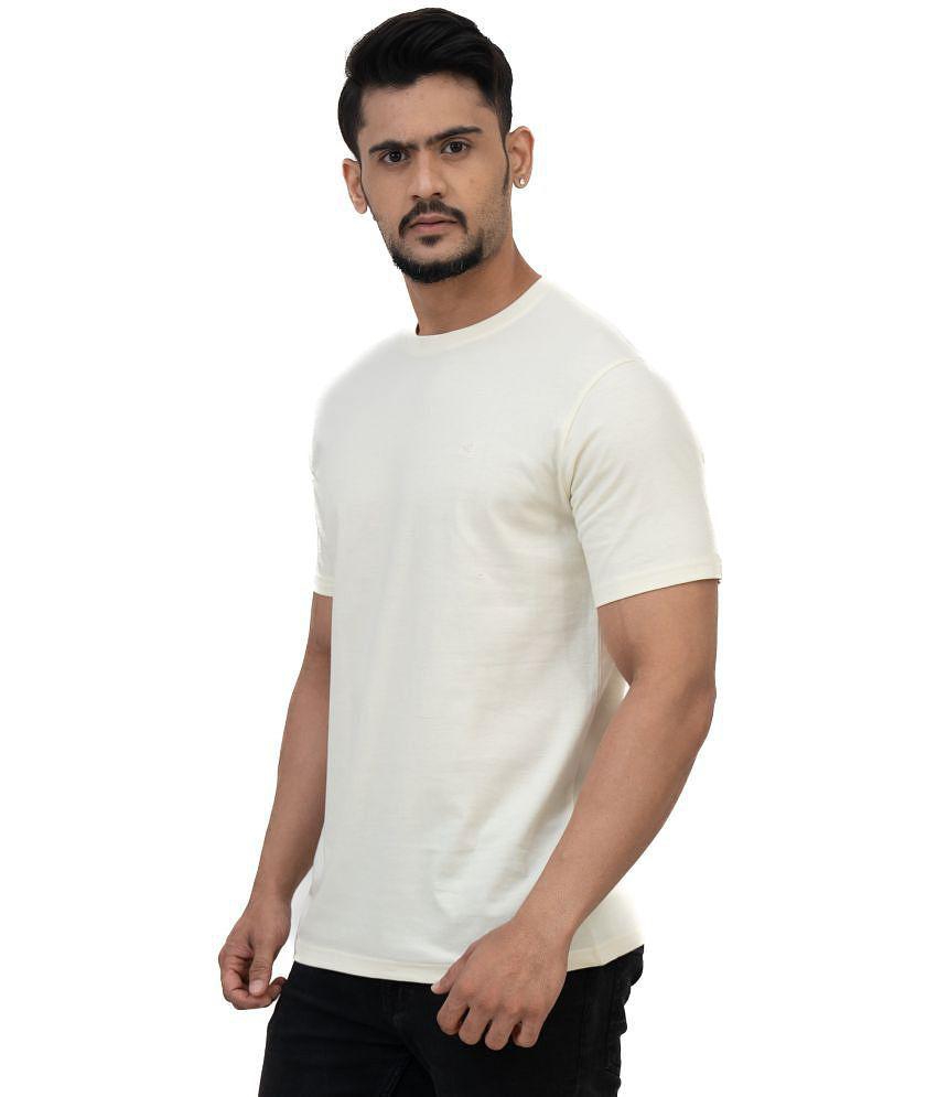 Chic Men Cotstyle - Yellow Cotton Regular Fit Men's T-Shirt ( Pack of 1 ) - None 2025 at ShopCir