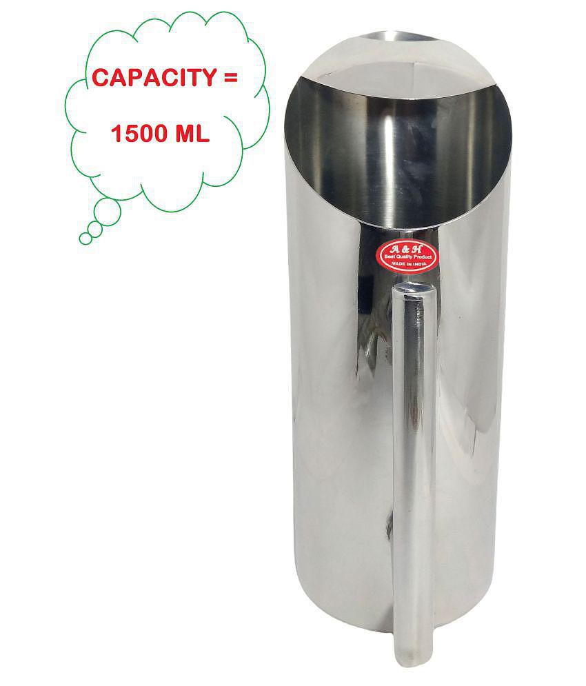 A & H ENTERPRISES Daily Use Stainless Steel Jugs 1500 mL - Steel