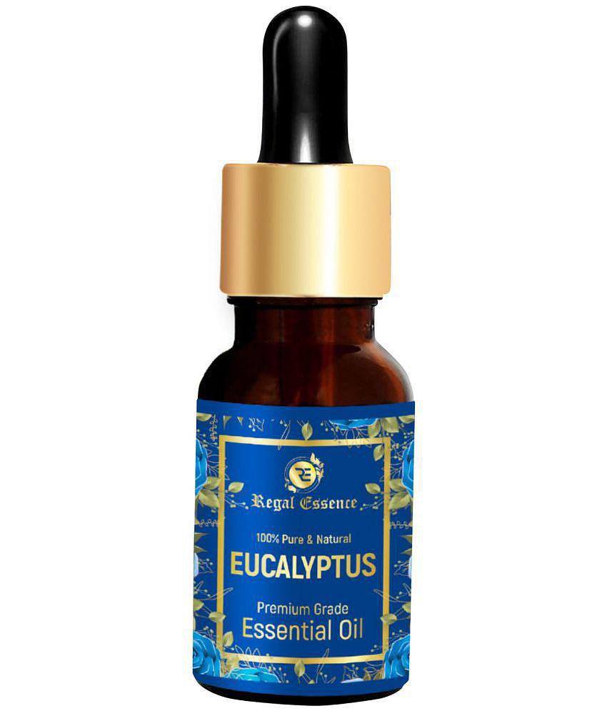 REGAL ESSENCE Eucalyptus Essential Oil,100% Pure & Natural For Cold & Cough Aromatherapy, Relaxation, Skin Therapy, -15ML (PACK OF 1)