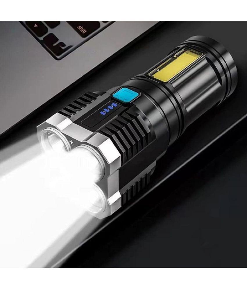 ASIAN - Above 50W Rechargeable Flashlight Torch ( Pack of 1 )