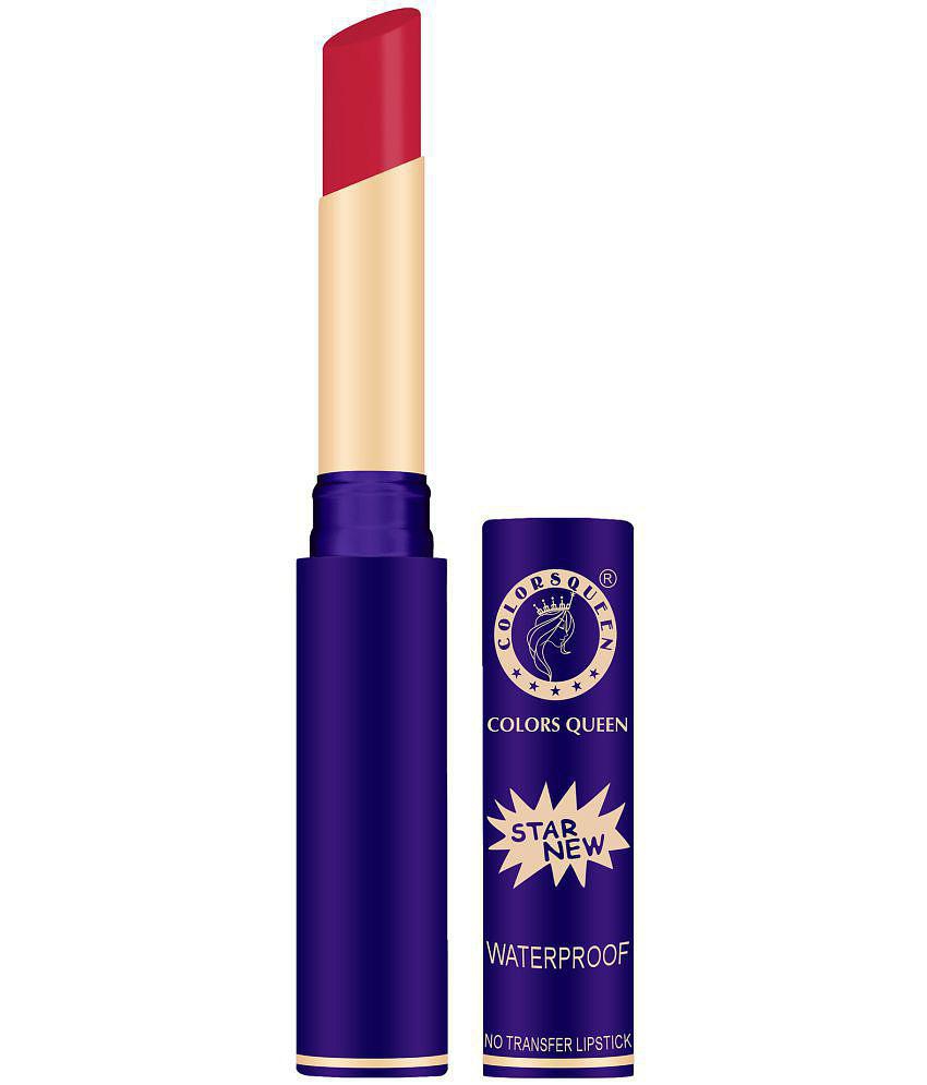 Colors Queen Queen Lips Non Transfer, Long Lasting Matte Lipstick (Sexy Red) (4g)