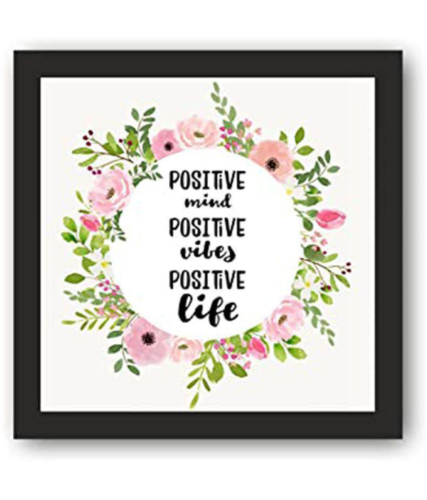 Photojaanic - Quotes Painting With Frame