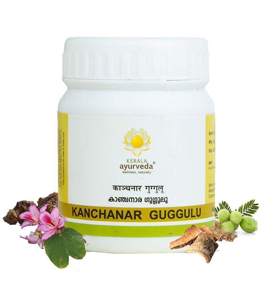 Kerala Ayurveda Kanchanar Guggulu 60 Tablets, Combats Hypothyroidism, Boost T3 and T4 Production,Advanced Thyroid Health,Better Hormonal Health