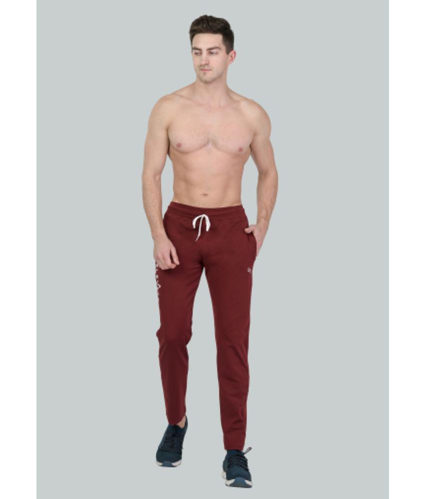 LEEBONEE - Maroon Polyester Men's Trackpants ( Pack of 1 ) - None