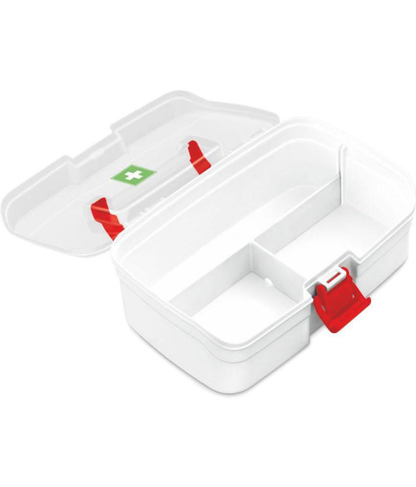 Milton First Aid Box, Set of 1-White BPA Free-Only Box