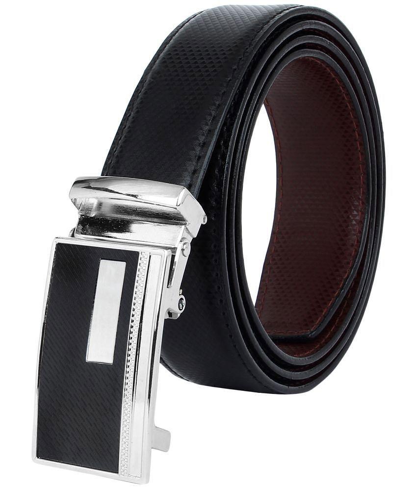 Sophisticated Men Zacharias - Black Leather Men's Reversible Belt ( Pack of 1 ) - None 2025 at S