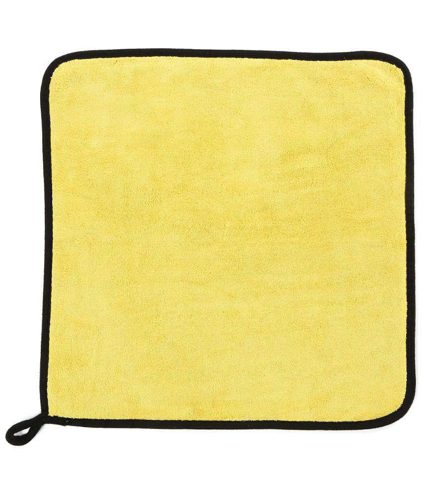 HOMETALES - Microfiber Car & Bike Cleaning Cloth 400 GSM for Automotive Car accessories (Pack Of 1)