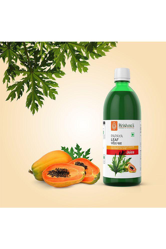 Krishna's Herbal & Ayurveda Papaya Leaf Juice 500ml