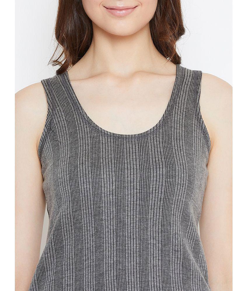 Elegant Women Zimfit Cotton Blend Thermal Tops - Grey Pack of 1 - None 2025 at ShopCircuit | OND