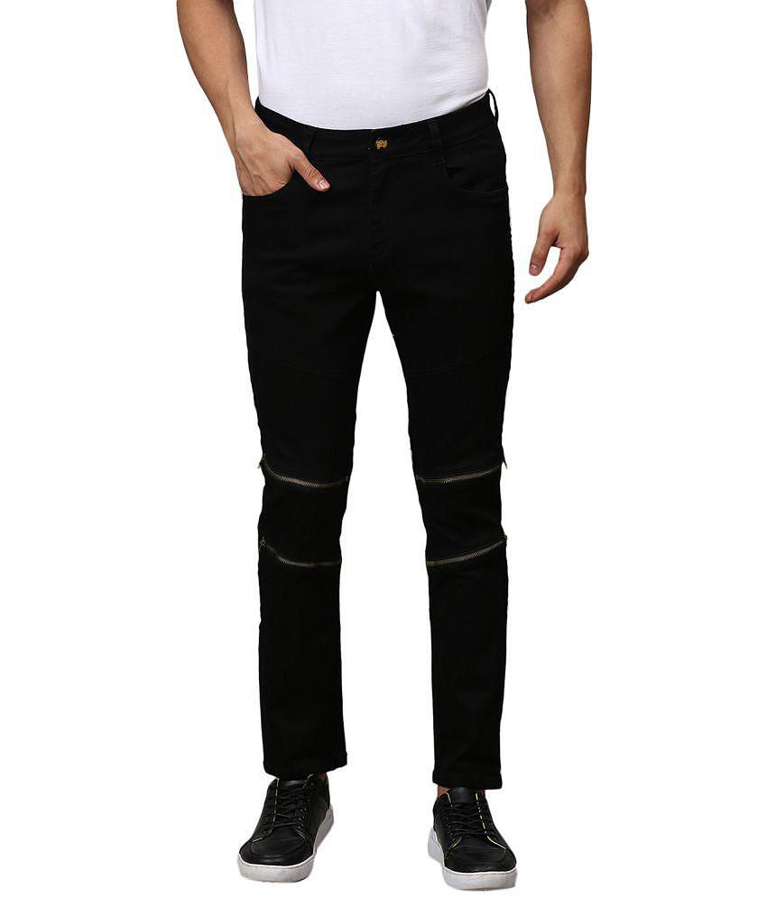 Campus Sutra - Black Denim Slim Fit Mens Jeans ( Pack of 1 ) - None