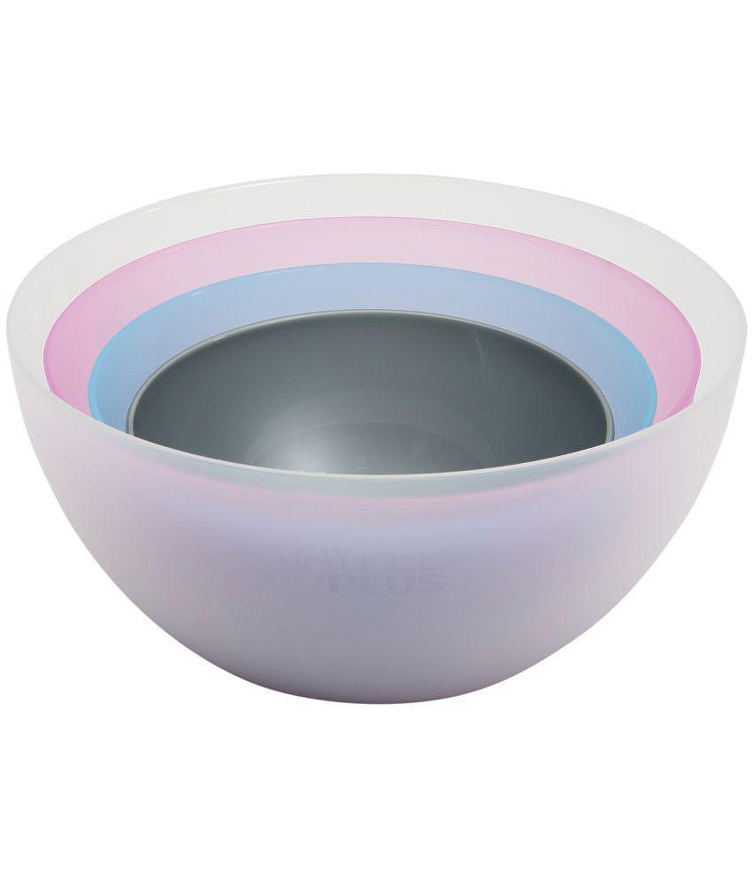 Jaypee Plus Plastic Mixing Bowl 4 Pc - Multicolor