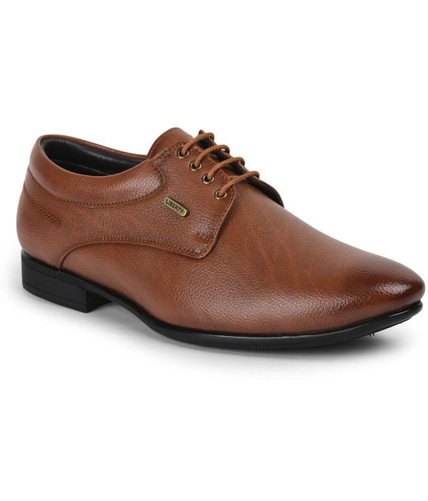 Latest Men Liberty - Brown Mens Derby Formal Shoes - None 2025 at ShopCircuit | ONDC