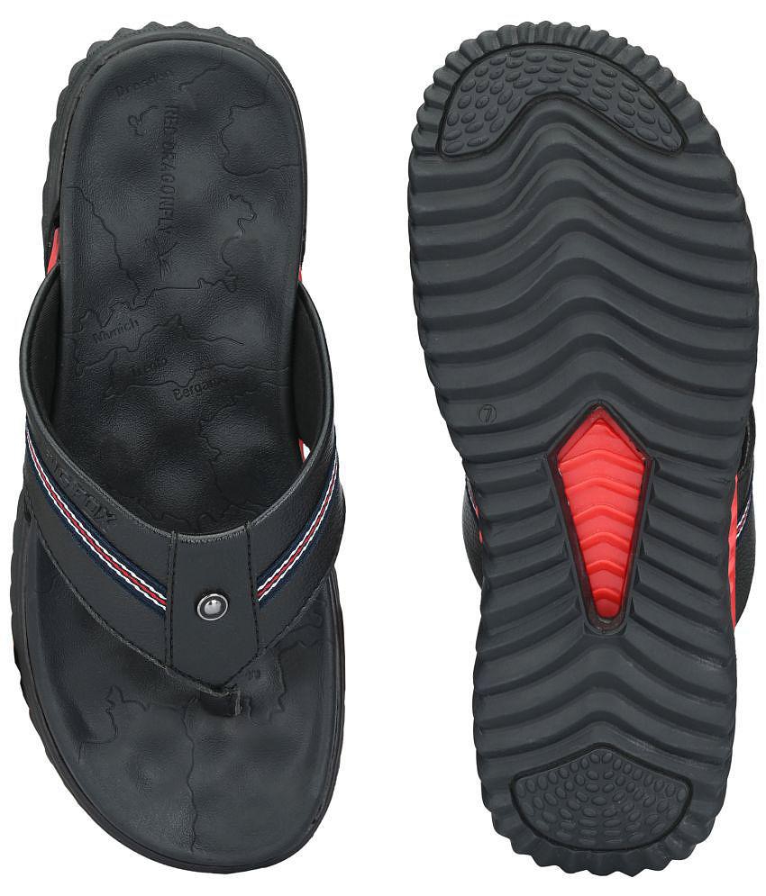 Latest Men Big Fox - Black  Thong Flip Flop - None 2025 at ShopCircuit | ONDC