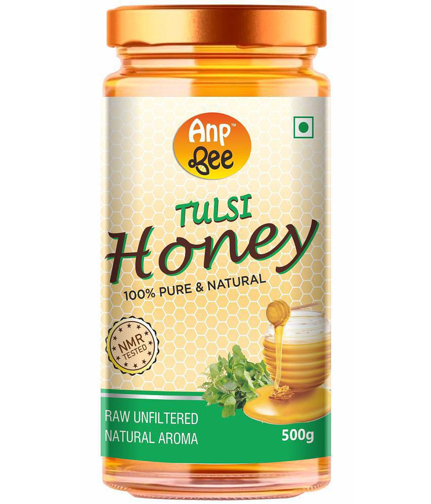 ANP BEE Raw Unpasteurized Honey Pure Tulsi Honey 500 g