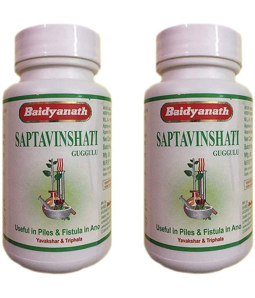 Baidyanath Saptavinshati Guggulu Tablet 80 no.s Pack Of 2