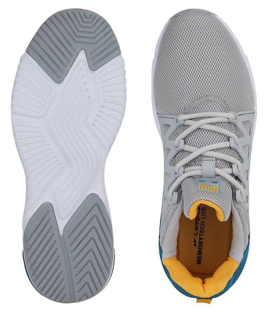 Modern Men Campus BARLEY Grey Men's Sports Running Shoes - 9 2025 at ShopCircuit | ONDC