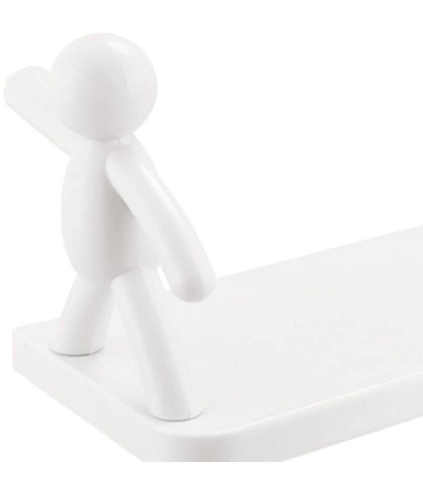 GEEO - White Plastic Wall mount Stand ( Pack of 1 ) - White