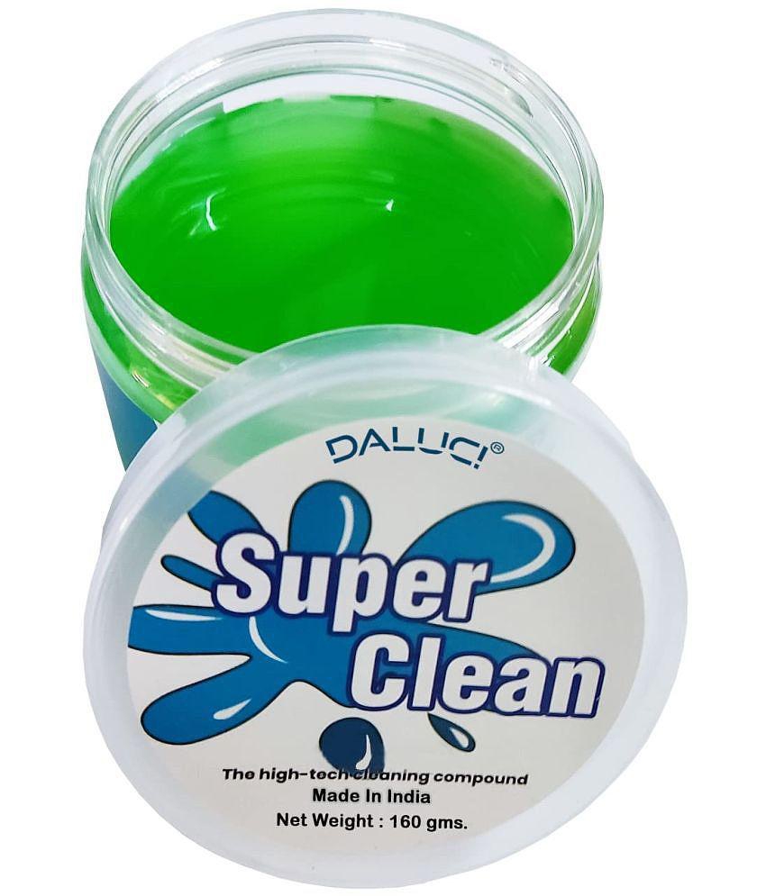 DALUCI Super Clean Gel(180G) for Car Interior Dust Cleaner for Keyboard Computer Laptop Home & Office Window Grill Electronics Cleaning Gel (Pack of 1-160 Grms)