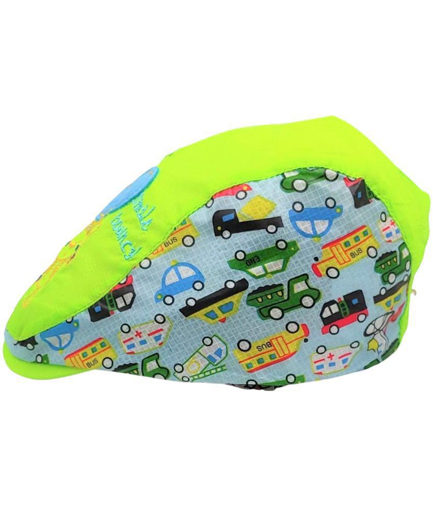 Stylish Men Zacharias Baby Boy's & Girl's Kids Beret Golf Polyester Cap (06-24 Months) Smile-Bou