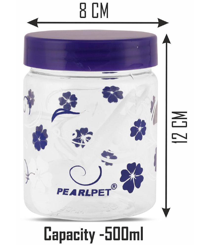 PearlPet - Blue Polyproplene Food Container ( Pack of 5 ) - Blue