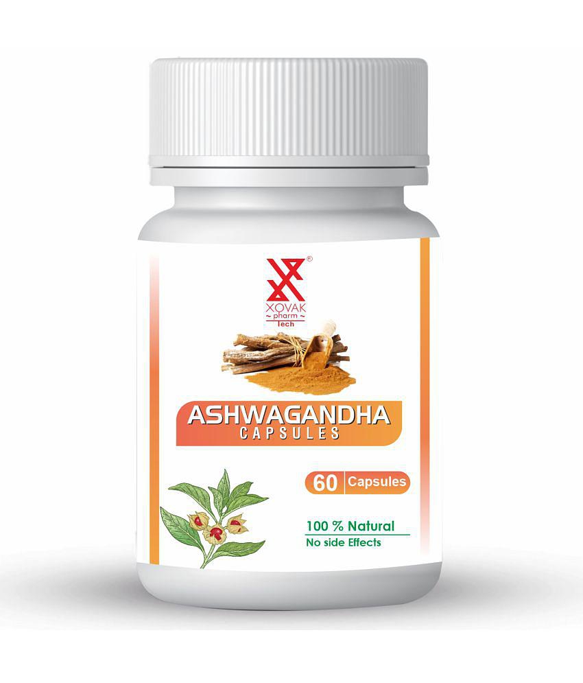 xovak pharmtech Organic Ashwagandha for health care Capsule 50 gm Pack Of 1