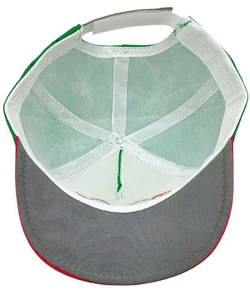 Trendy Men Zacharias Unisex Kids Cotton Cap kc-08-Green  (Pack of 1) (1-4 Years) - None 2025 at 