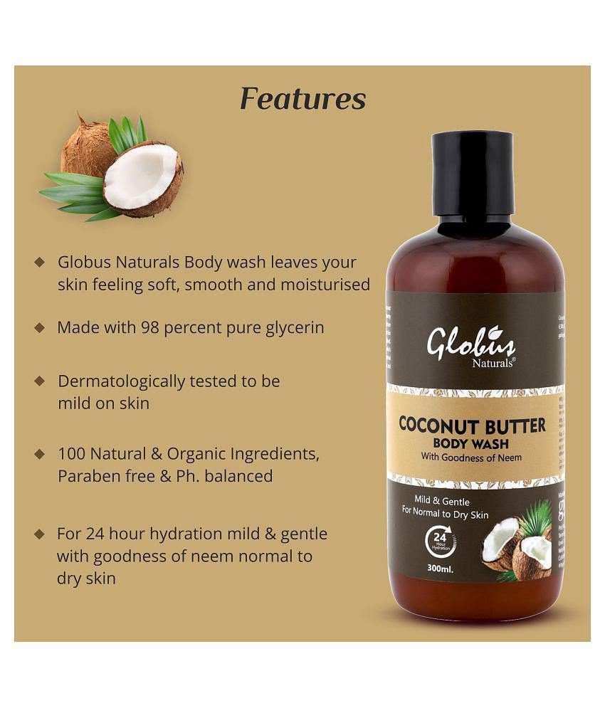 Globus Naturals Nourishing Coconut Butter Body Wash 300 mL