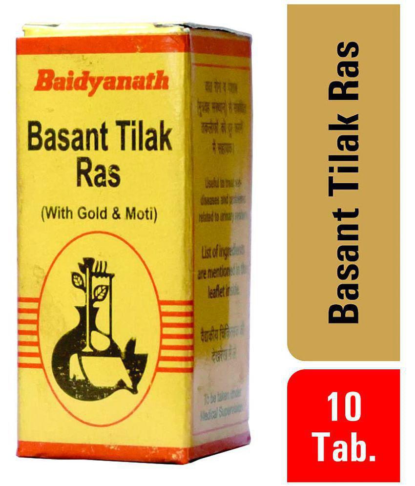 Baidyanath Basanttilak Ras Tablet 10 no.s Pack Of 1