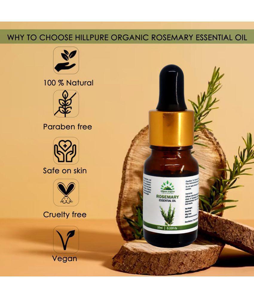 Hillpure Organic - Rosemary Essential Oil 10 mL ( Pack of 1 )